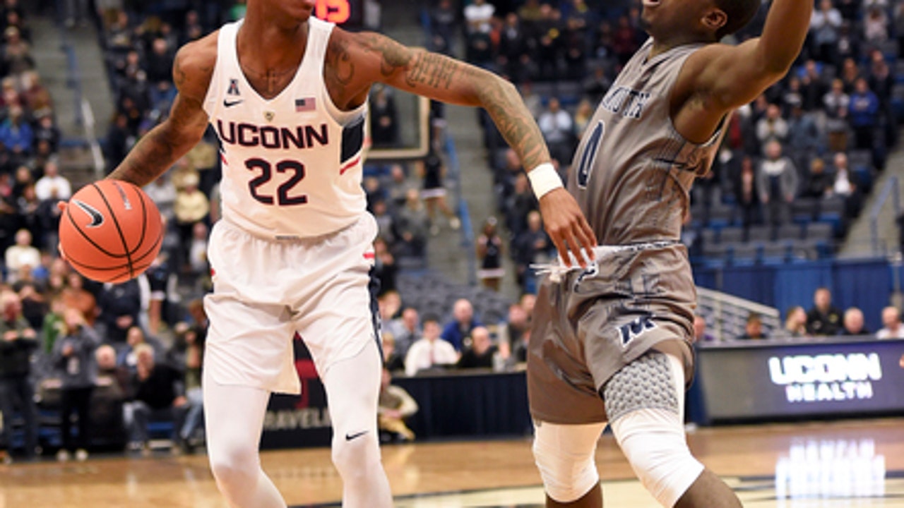 Adams leads UConn over Monmouth 84-81 in overtime (Dec 02, 2017)